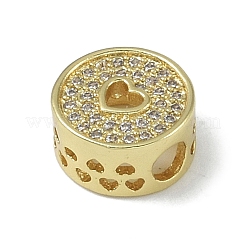 Покрытие стойки латунь микропаве прозрачные кубические циркониевые бусины&nbsp;KK-A220-06G