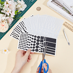 Черно-белые светоотражающие наклейки&nbsp;FIND-BC0014-23B