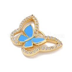 Покрытие стойки латунь микропаве прозрачные подвески из кубического циркония&nbsp;KK-A224-13G-05