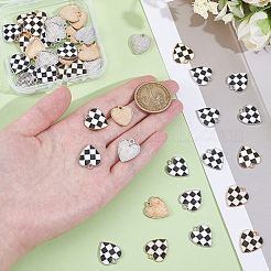 52шт 2 стиля подвески из сплава с эмалью&nbsp;ENAM-NB0002-29