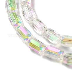 Стеклянные бусины с гальваническим покрытием &nbsp;EGLA-D031-01-16