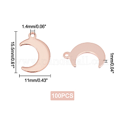 100 шт. подвески из нержавеющей стали 304&nbsp;STAS-UN0029-03