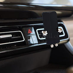 Пластиковый автомобильный держатель для телефона в форме цветка&nbsp;AJEW-WH0314-996