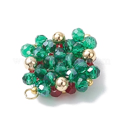 Подвески из стекла с имитацией австрийского хрусталя в форме биконуса&nbsp;PALLOY-MZ00945-02