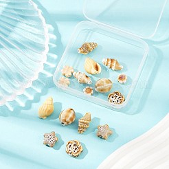 16шт 8 стиля фарфоровые бусины ручной работы&nbsp;PORC-FP0001-12