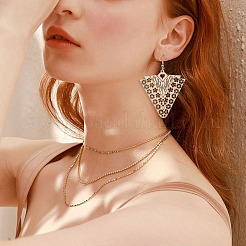 DIY 30 пара наборов для изготовления серег из натурального дерева&nbsp;DIY-TA0003-36P