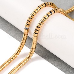 Гальванические нити из синтетических немагнитных гематитовых бусин&nbsp;G-H027-G01-03