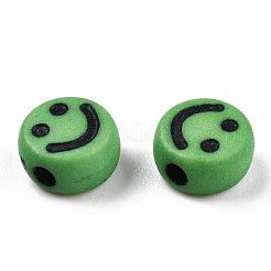 Непрозрачные акриловые бусины для рукоделия&nbsp;X-MACR-S369-003B-02