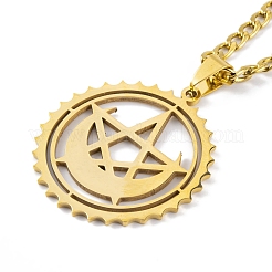 Ожерелья из нержавеющей стали 304 с эмалью&nbsp;NJEW-Q338-10G