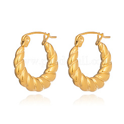 Винтажные полые серьги-кольца из нержавеющей стали 304&nbsp;WU2636