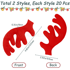40 шт. 2 стиля украшения на рождественскую тематику аксессуары&nbsp;FIND-GF0007-14A