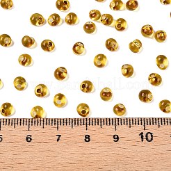 6/0 прозрачная стеклянная бахрома с краской для выпечки&nbsp;X1-SEED-N006-06C