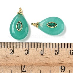 Крашеные натуральный белый нефрит подвески&nbsp;G-H328-01G-A01