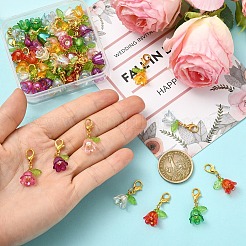 Акриловые подвесные украшения&nbsp;HJEW-YW00190