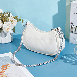 Алюминиевые и железные кубинские цепи с звеньями для сумок-удлинителей&nbsp;HJEW-PH02129-02