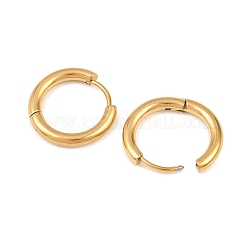 Серьги-кольца Huggie Hoop из нержавеющей стали 304&nbsp;EJEW-O087-06I-G