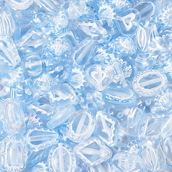 100 г прозрачных акриловых бусин&nbsp;OACR-TA0003-22C