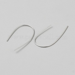 Серебряная проволока для ушей&nbsp;STER-WH0061-72P