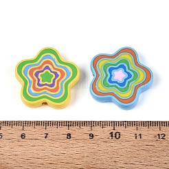 Непрозрачные акриловые эмалированные бусины&nbsp;SACR-T035-34M