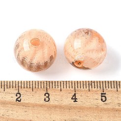 Двухцветные прозрачные акриловые бусины&nbsp;OACR-D304-02J