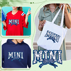 Полиэстер гладить/пришивать заплатки&nbsp;DIY-WH0593-02B