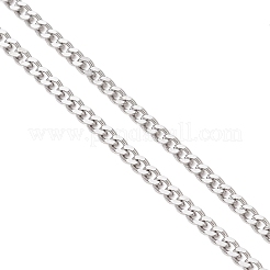 Изготовление ожерелий из витой цепочки из нержавеющей стали 304 с панцирным плетением&nbsp;AJEW-JB01489