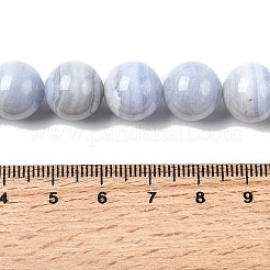 Натуральный голубой кружевной агат бисер нитей&nbsp;G-G344-A06-12mm