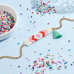 12 пакетик 12-х цветных непрозрачных стеклянных круглых бусин&nbsp;GLAA-PH0003-32