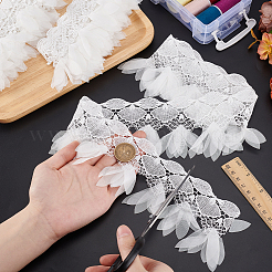 3 ярд 3 стилей полиэстеровая вышивка цветочная кружевная отделка&nbsp;OCOR-GA0002-05