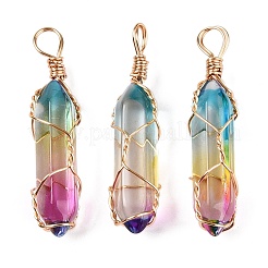 Подвески lampwork GLAA-T023-07M