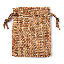 Мешки мешка шнурка упаковки мешка мешка имитационные полиэфирные&nbsp;ABAG-R005-9x7-22