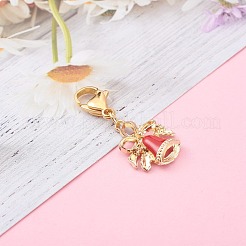 Новогодняя тема сплава эмали подвески&nbsp;X1-HJEW-JM00427-02