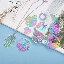 201 филигранный кулон из нержавеющей стали&nbsp;STAS-MSMC002-09