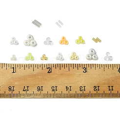 Наборы для изготовления браслетов из круглых стеклянных бусин своими руками&nbsp;SEED-FS0001-34