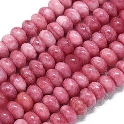 Натуральный Malaysia нефритовые бусы пряди&nbsp;G-B165-G01-5x8mm-21