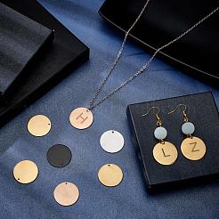 24 шт. 4 стиля вакуумного покрытия PVD из нержавеющей стали 304 подвески&nbsp;STAS-PH0003-80