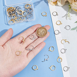 Фурнитура для сережек-гвоздиков из нержавеющей стали 304&nbsp;STAS-UN0001-44