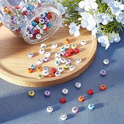 Наборы для изготовления браслетов из бусин с греческим алфавитом своими руками&nbsp;DIY-CA0001-26