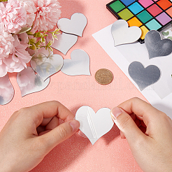 120 шт. акриловые зеркальные настенные наклейки&nbsp;AJEW-SP0001-07