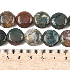 Природного индийского агата бисер нитей&nbsp;G-L648-B10-15mm