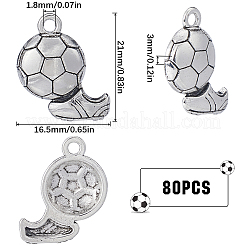 80 шт. Подвески из сплава в тибетском стиле&nbsp;TIBE-SC0009-36