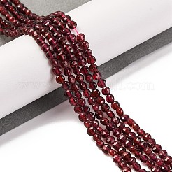 Гранат природный бисер нитей&nbsp;X-G-F770-B02-01