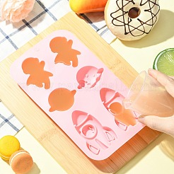 1 набор из 3 силиконовых форм серии «Астронавт» 3 цветов&nbsp;ST-CJ0007-91