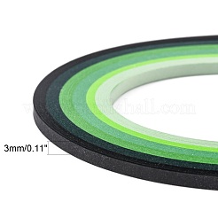 6 цвета рюш бумаги полоски&nbsp;X-DIY-J001-3mm-A04