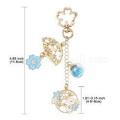 Подвесные брелки из сплава эмали&nbsp;HJEW-FS00049-02