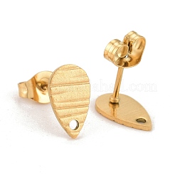 Ионное покрытие (ip) 304 нержавеющая сталь гвоздики фурнитура для сережек&nbsp;STAS-O119-27G