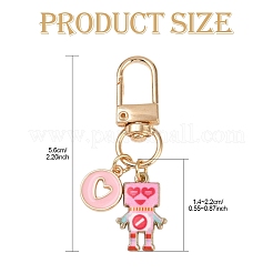 Подвеска из сплава робота с эмалью&nbsp;HJEW-YW00068