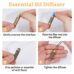 2 шт. 2 стиля ожерелья из нержавеющей стали в виде флаконов духов&nbsp;NJEW-FH0001-29A