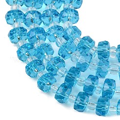 Прозрачные стеклянные бусины&nbsp;GLAA-P076-01A-07