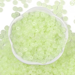 Стеклянные бусины прозрачных цветов&nbsp;SEED-P008-01B-03
